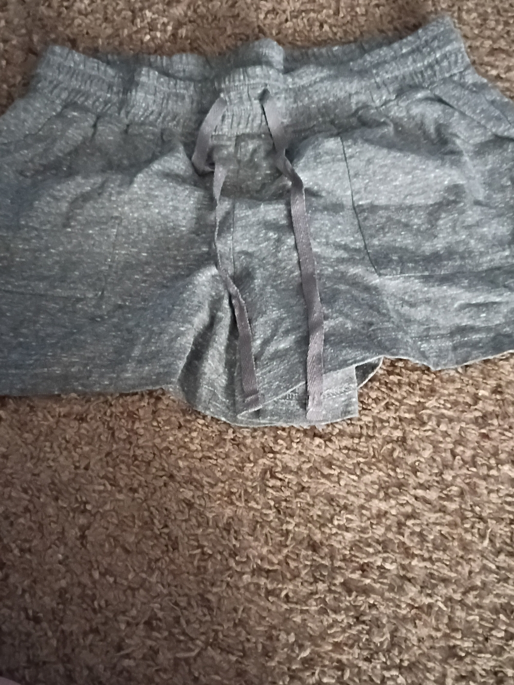 just be Gray Heather Knit Lounge Shorts